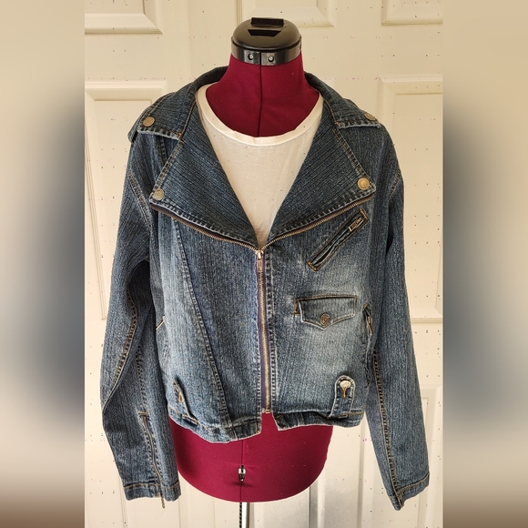 Groovy Vintage-like Stylish Jean Jacket - Picture 1 of 7